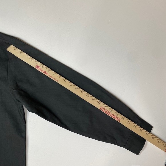 Wrangler Workwear Mens L/G Hooded Shirt Jacket Button Up Gray Long Sleeve‎ - Picture 6 of 8